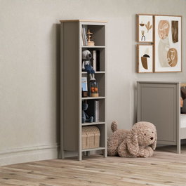 Hanah Home Estantería Gris y Roble